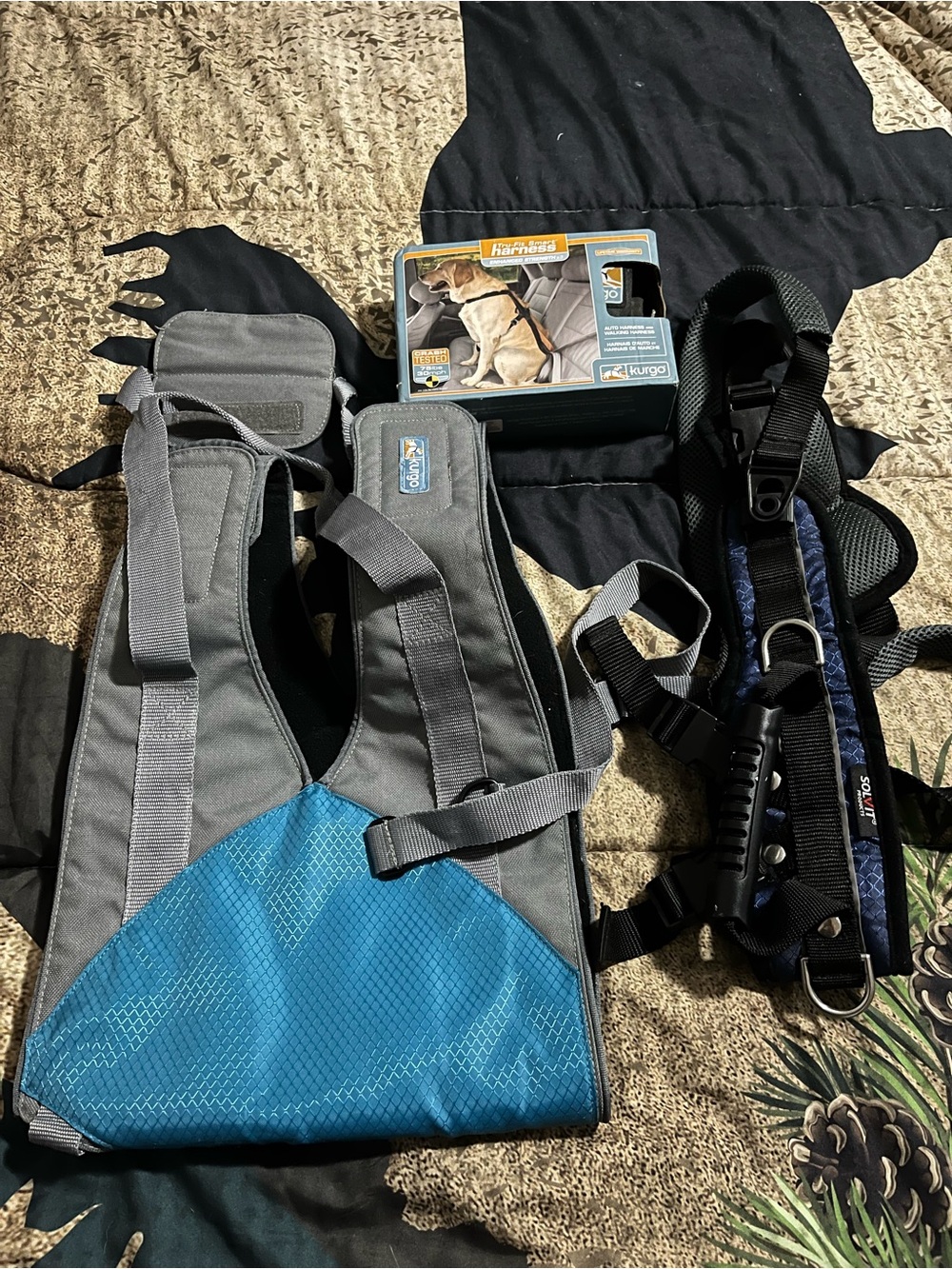 (3) NEW LARGE DOG HARNESS WONT SEPARATE - Picture 2 of 4